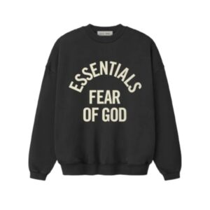 Essentials Fear OF God ブラック スウェットシャツ